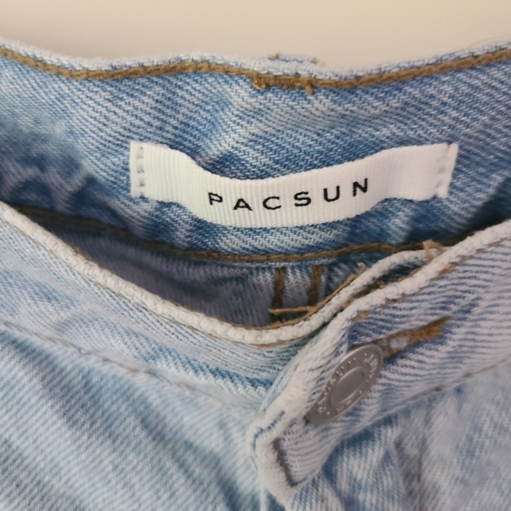 Pacsun Light Knee Panel High‎ Waist Straight Jeans - Picture 8 of 10